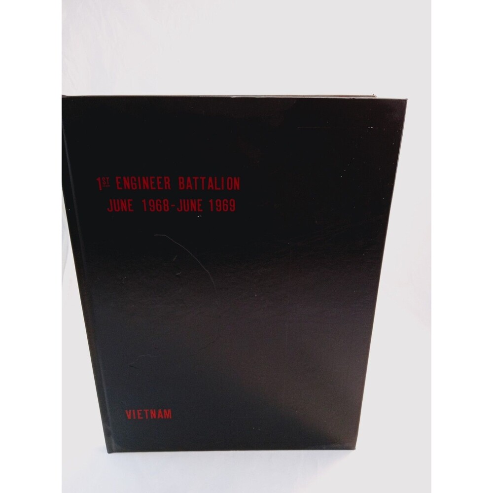 Vietnam War 1968-1969 First Engineer Battalion Hardcover Veterans Yearbook